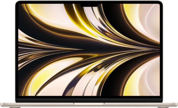 Reducere  ✅ Laptop Apple 13.6” MacBook Air 13 with Liquid Retina, Apple M2 chip (8-core CPU), 8GB, 512GB SSD, Apple M2 10-core GPU, macOS Monterey, Starlight, INT keyboard, 2022 Reducere