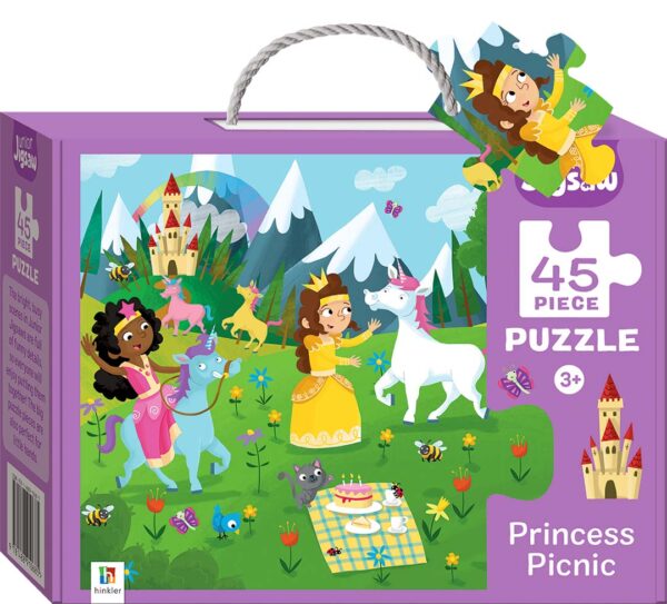 Reducere  Junior Jigsaw 45 Piece Puzzle. Princess Picnic Reducere