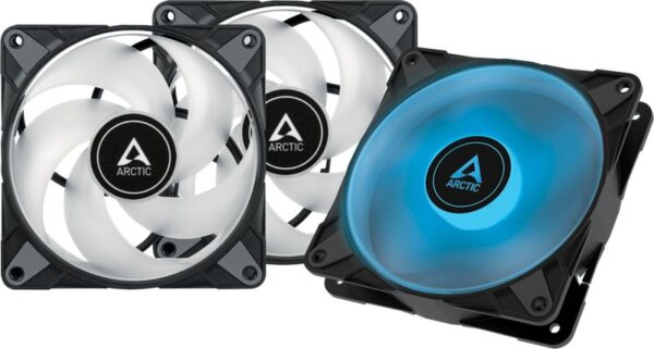 Reducere  ✅ Ventilator / radiator ARCTIC AC P12 PWM PST RGB 0dB ​Three Fan Pack Reducere