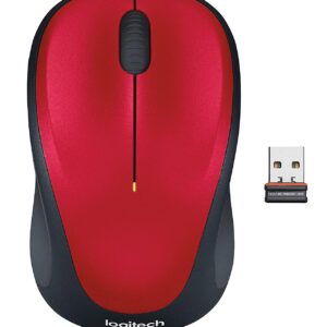 Reducere  ✅ Mouse Logitech M235 wireless Red/Black Reducere