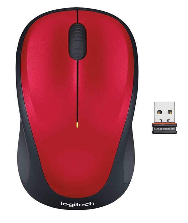 Reducere  ✅ Mouse Logitech M235 wireless Red/Black Reducere