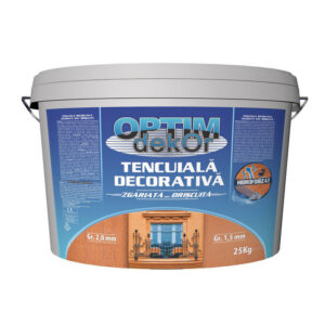 Reducere  Tencuiala decorativa Optim Dekor 1.5 MM 25 KG zgariata Reducere