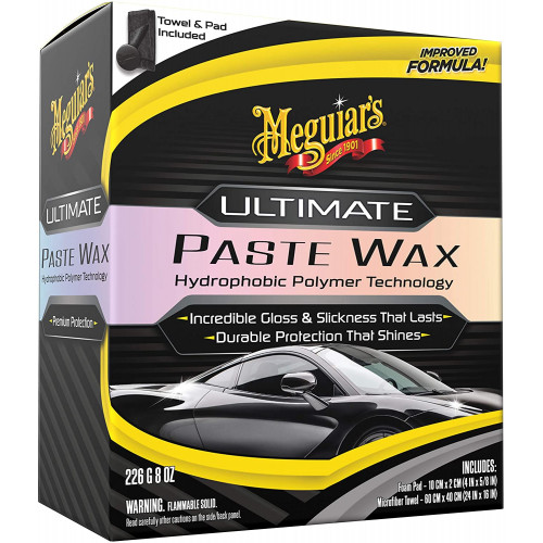 Reducere  ✅ Ceara & Sealant Meguiar’s Consumer Ceara auto solida Meguiar’s Ultimate Paste Wax 226 g Reducere