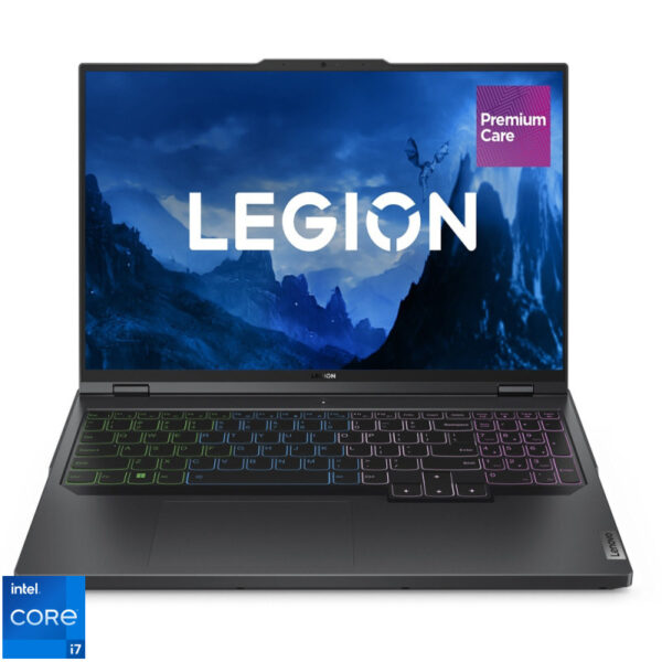 Reducere  ✅ Laptop Lenovo Gaming 16” Legion Pro 5 16IRX8, WQXGA IPS 240Hz G-Sync, Procesor Intel® Core™ i7-13700HX (30M Cache, up to 5.00 GHz), 16GB DDR5, 512GB SSD, GeForce RTX 4070 8GB, No OS, Onyx Grey, 3Yr Onsite Premium Care Reducere