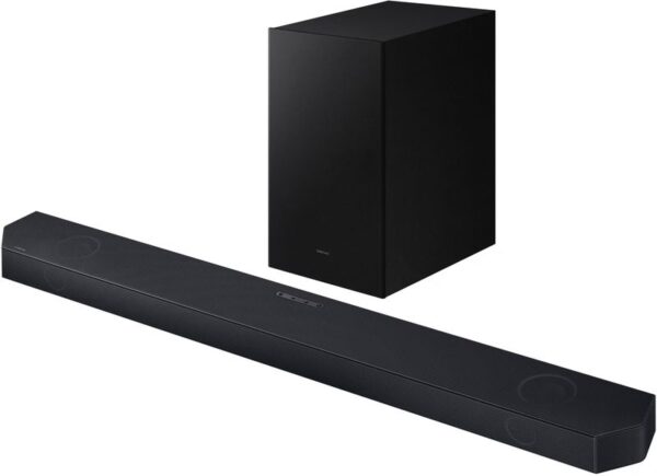 Reducere  ✅ Sistem Home Cinema Samsung HW-Q700D, 3.1.2, 320W, Bluetooth, Wi-Fi, Subwoofer wireless, Dolby Atmos, Black Titan Reducere