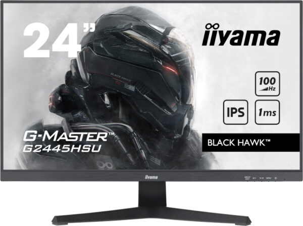 Reducere  ✅ Monitor LED IIyama Gaming Black Hawk G-MASTER G2445HSU-B1 24 inch FHD IPS 1 ms 100 Hz FreeSync Reducere