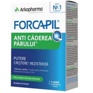 Reducere  FORCAPIL ANTI CADEREA PARULUI 30 COMPRIMATE FILMATE Reducere