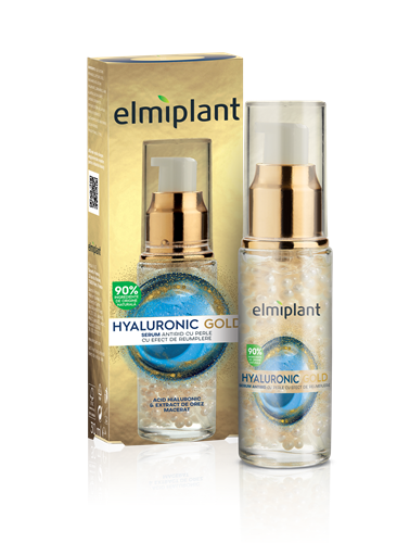 Reducere  ELMIPLANT HYALURONIC GOLD SERUM PENTRU FATA 30ML Reducere