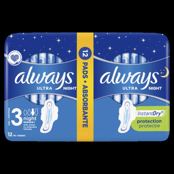 Reducere  ALWAYS ULTRA NIGHT DUO X 12BUC MARIMEA 3 Reducere