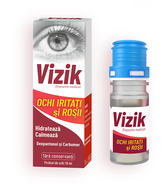 Reducere  ZDROVIT VIZIK OCHI IRITATI SI ROSII PICATURI OFTALMICE 10ML Reducere