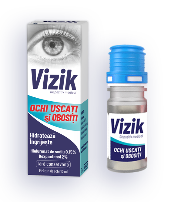 Reducere  ZDROVIT VIZIK OCHI USCATI SI OBOSITI PICATURI OFTALMICE 10ML Reducere