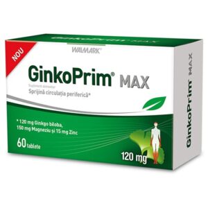 Reducere  GINKOPRIM MAX 120MG X 60 TABLETE Reducere