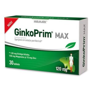 Reducere  GINKOPRIM MAX 120MG X 30 TABLETE Reducere