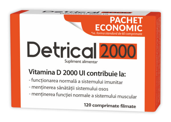 Reducere  ZDROVIT DETRICAL D3 2000UI X 120 COMPRIMATE Reducere