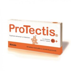 Reducere  PROTECTIS D3 800UI X 10TABLETE MASTICABILE PORTOCALE Reducere