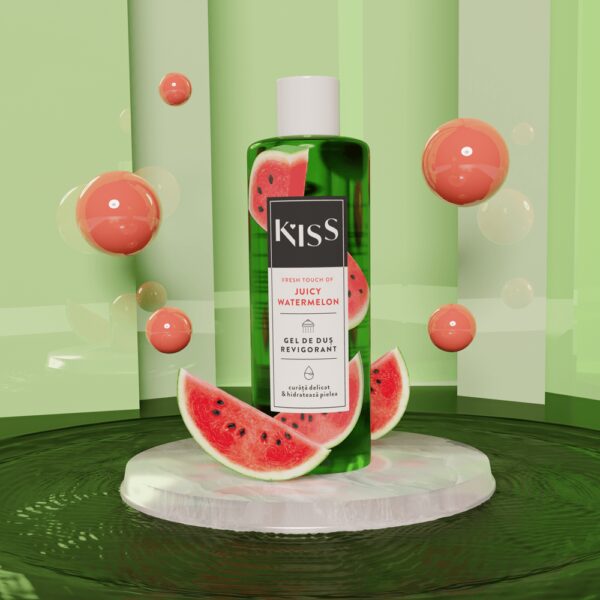 Reducere  KISS GEL DE DUS JUICY WATERMELON 250ML Reducere