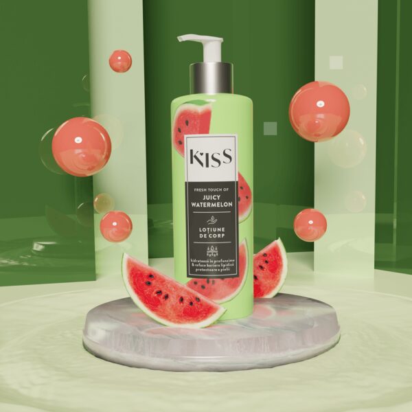 Reducere  KISS LOTIUNE DE CORP JUICY WATERMELON 250ML Reducere