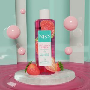 Reducere  KISS GEL DE DUS STRAWBERRY CREAM 250ML Reducere