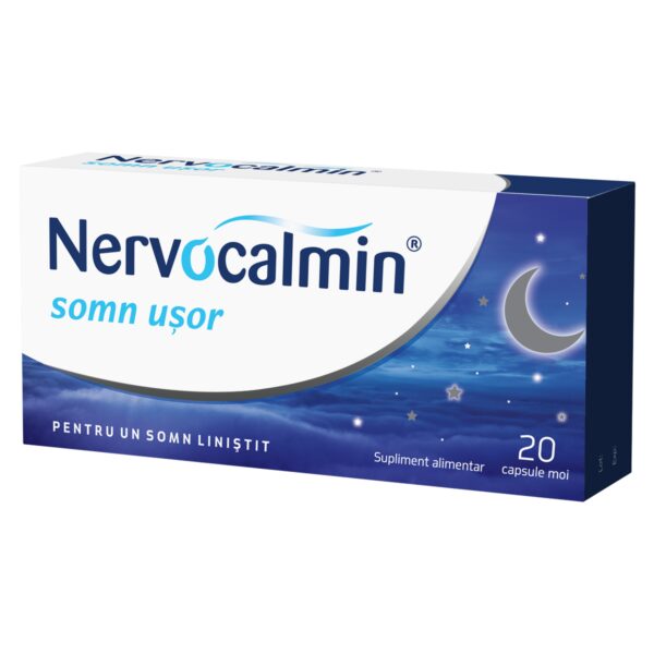 Reducere  NERVOCALMIN SOMN USOR CU VALERIANA 20 CAPSULE MOI Reducere