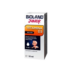 Reducere  BIOLAND JUNIOR VITAMINA D3 SOLUTIE 10ML Reducere