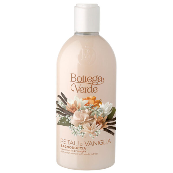 Reducere  BOTTEGA VERDE 140280/159724 GEL DE DUS VANILLA PETALS 400ML Reducere