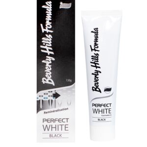 Reducere  BEVERLY HILLS PASTA DE DINTI 575 PERFECT WHITE BLACK 100ML Reducere