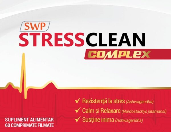 Reducere  STRESSCLEAN COMPLEX 60 COMPRIMATE Reducere