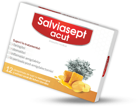 Reducere  ZDROVIT SALVIASEPT ACUT 12 COMPRIMATE DE SUPT Reducere