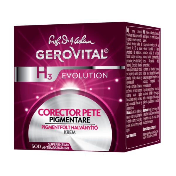 Reducere  GEROVITAL H3 EVOLUTION CORECTOR PETE PIGMENTARE 50ML Reducere