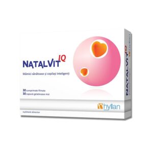 Reducere  HYLLAN NATALVIT IQ 30 COMPRIMATE + 30 CAPSULE Reducere