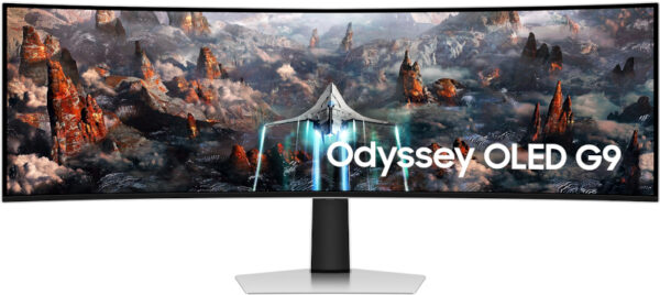 Reducere  ✅ Monitor LED Samsung Gaming Odyssey OLED G9 G93SC LS49CG934SUXEN Curbat 49 inch DQHD OLED 0.03 ms 240 Hz HDR FreeSync Premium Pro Reducere