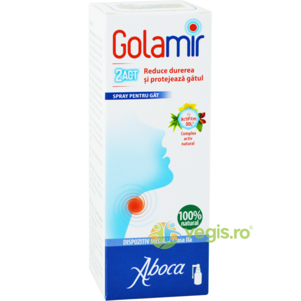 Reducere  Golamir 2Act Spray pentru Gat 30ml