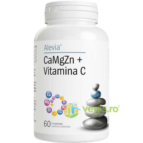 Reducere  Ca Mg Zn + Vitamina C 60cpr