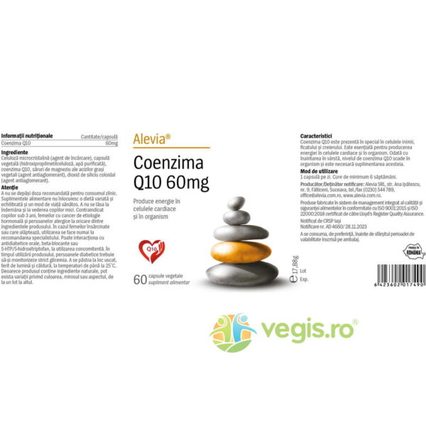 Reducere  Coenzima Q10 120mg 30cps