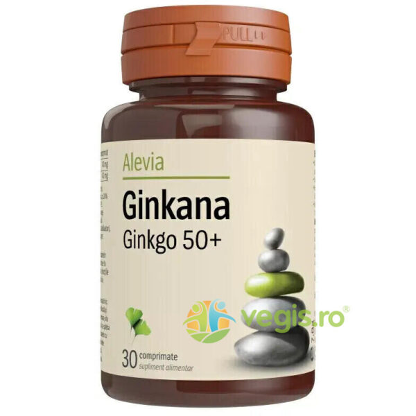 Reducere  Ginkana Ginkgo 50+ 30cpr