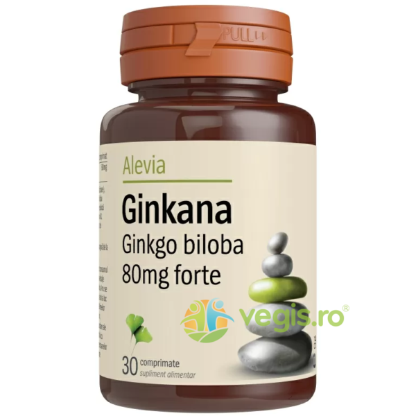 Reducere  Ginkana Ginkgo Biloba Forte 80mg 30cpr