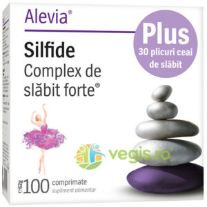 Reducere  Silfide Complex de Slabit Forte 100cpr + Ceai de Slabit 30 plicuri