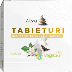 Reducere  Tabieturi Ceai Verde cu Aroma de Iasomie 12 plicuri piramida