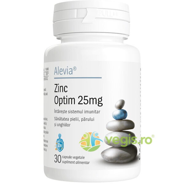 Reducere  Zinc Optim 25mg 30cps vegetale