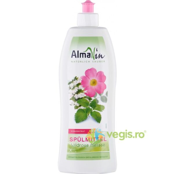 Reducere  Detergent de Vase Concentrat cu Trandafir Salbatic si Melisa Ecologic/Bio 500ml