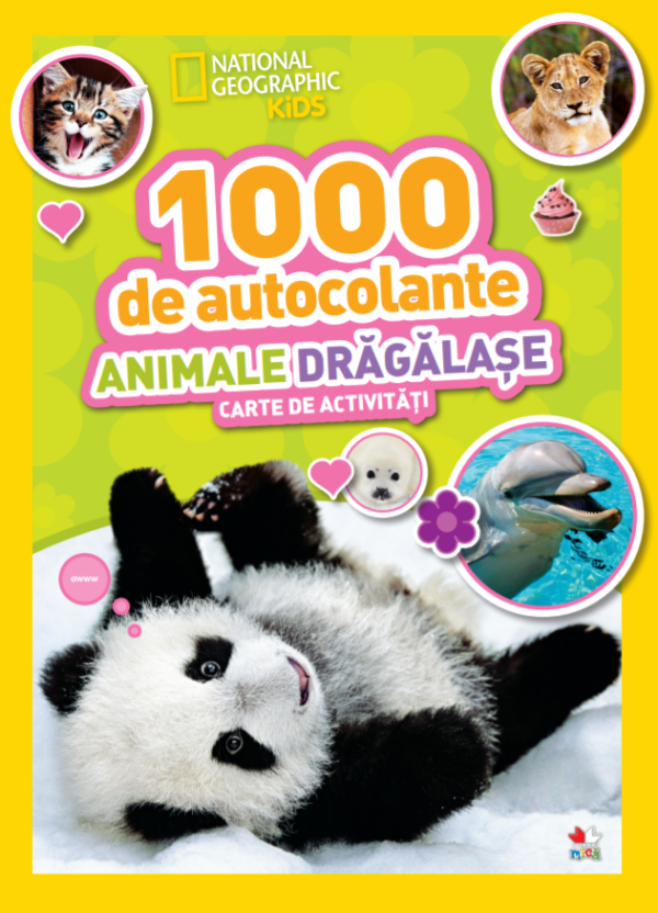 Reducere  1000 de autocolante. Animale drăgălașe. Carte de activități Reducere