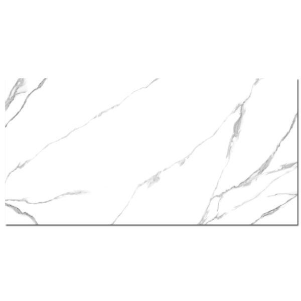 Reducere  Gresie portelanata rectificata Carrara White  bookmatch B  60X120  lucioasa Reducere