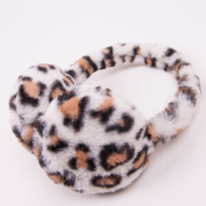 Reducere  Bentita cu protectie pentru urechi – Animal Print Ivory