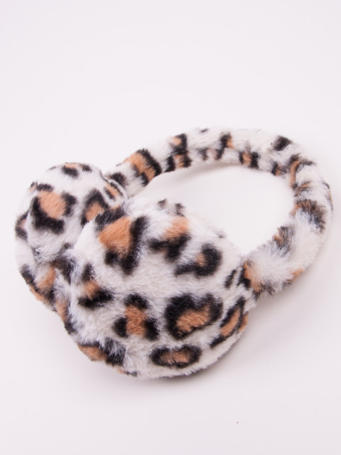 Reducere  Bentita cu protectie pentru urechi – Animal Print Ivory