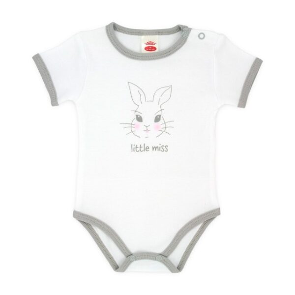 Reducere  Body alb cu manecute scurte – Colectia Jumper – Haine Bebe