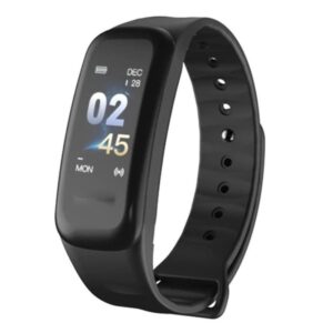 Reducere  Bratara Smart Smartband Techstar® C1 Fitness, Waterproof IP65, BT4.0, OLED Color, Negru Reducere