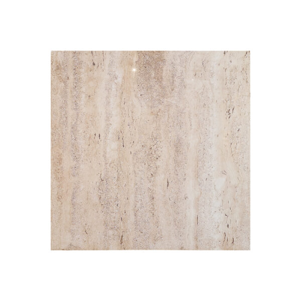 Reducere  Gresie portelanata Travertino Crema  60 x 60  lucioasa Reducere