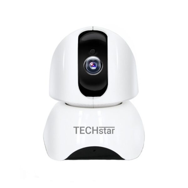 Reducere  Camera de Supraveghere IP Techstar® IC37, 3MP Full HD 1080P, 340° Night Vision, IR-CUT, Detectare Miscare, Salvare Inregistrari pe MicroSD Card sau Cloud, Rotire Orizontal si Vertical, Conexiune Hotspot Wireless Reducere