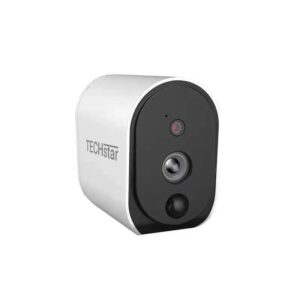 Reducere  Camera Supraveghere IP Techstar® PIR L3, Cu Acumulatori, FullHD 1080P, Senzor PIR, NightVision IR cu Detectare Miscare, Salvare inregistrari in Cloud sau MicroSD Card, Conexiune Wireless Reducere