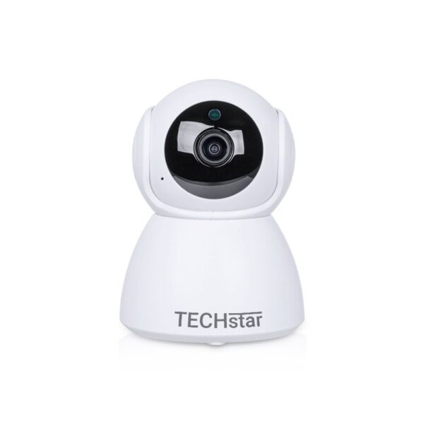 Reducere  Camera Supraveghere Techstar® V380 Q8C, Full HD+, Night Vision, Detectare Miscare, MicroSD Card, Conexiune Hotspot Wireless, Port LAN Reducere